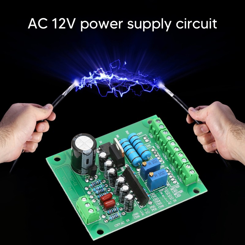 VU Driver Board Professional Mute Function Firm Stereo VU Driver