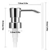 Soap Dispenser Pump Replacement for Standard 28/400 Thread Size Refill