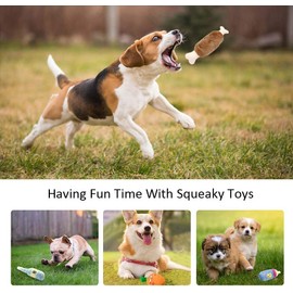 NUOMIZI Dog Toy, Dog Chewing Toy, Sound, Pet Supplies, Stuffed Toy, Lack of Exercise, Stress Relief, Clean, Safe, Durable, Clean, Durable, Clean, For Puppies/Small Dogs, Cute, For Small and Medium