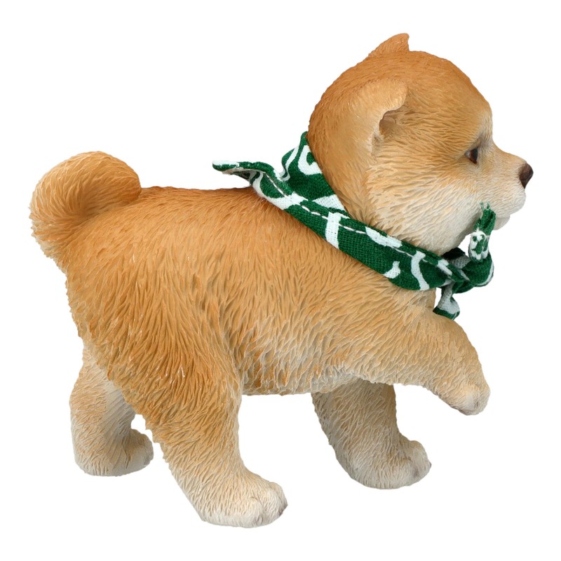 Shiba Inu Mini - Gives Paw, Hand-Painted Polyresin Ornament, 8