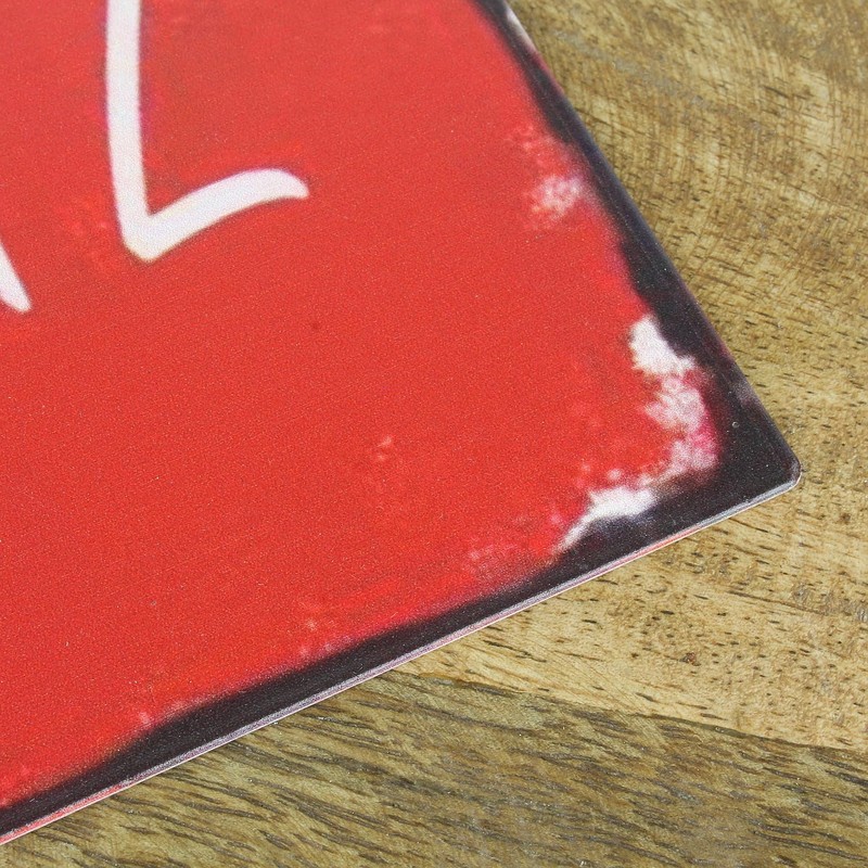 Macosa SA89232 Decorative Sign Favourite Place Red Iron 28 cm