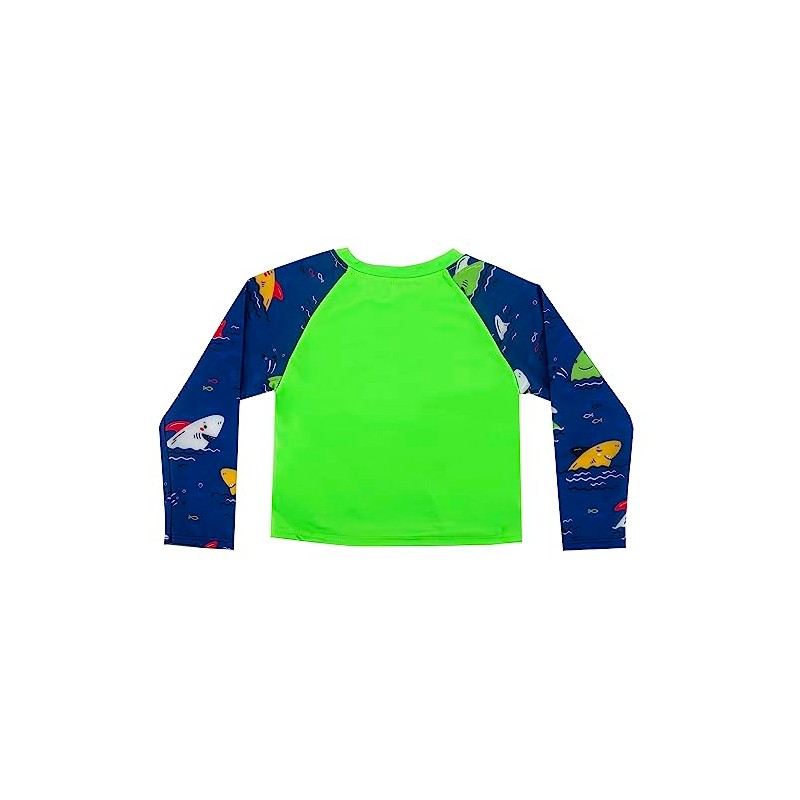 6016 Kinder T Shirt mit UV Schutz, Langarm Badeanzug, Surfen,