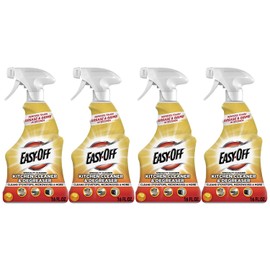 Easy-Off Specialty Kitchen Degreaser Cleaner, 16 Fl Oz Bottle (Pack of 4)