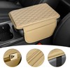 Titgoes Car Armrest Box Pad, Wear-resistant & Scratch-proof Leather Center