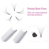 Volume Eyelashes, 5D, 0.07 mm, C curl, 11 mm, Volume