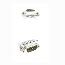 BUELEC CAN DB9 120ohm,CAN Bus Terminal Resistance,DB9 Female to Male Connector with Accuracy of one Thousandth 120 Ohm Resistance,high-Precision up to one Thousandth PIN2 and PIN7 (CANDB9120ohm10PCS)