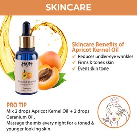 Nykaa Naturals 100 Percent Pure Cold Pressed - Apricot Kernel for Women 1 oz Oil