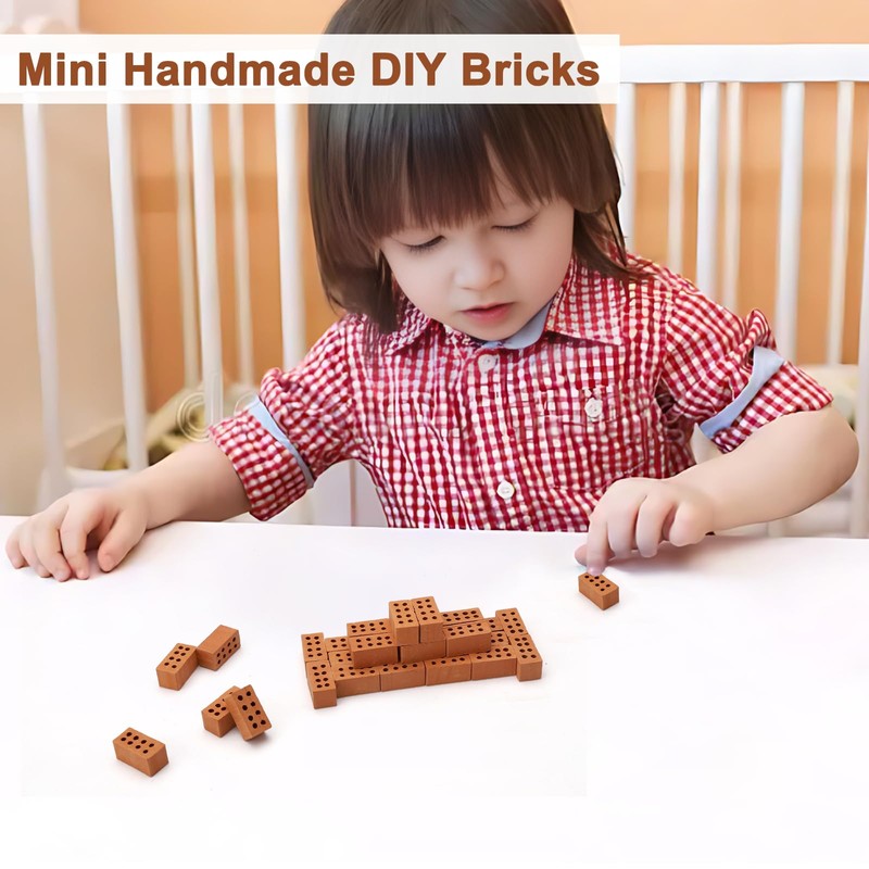 APOMOONS 100 Pcs Mini Bricks, Sim Micro Bricks for Garden,