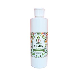 VermisTerra Vitality 8 oz - Houseplant and Indoor Plant Food, Mother Earth's Balanced Fertilizer, Organic, Root Cuttings, No Harmful Chemicals, will not burn plants, Lush Growth. No Odor, Reduce Shock