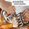 Bear Claws Meat Shredder, Stainless Steel Bear Claws Pulled Pork