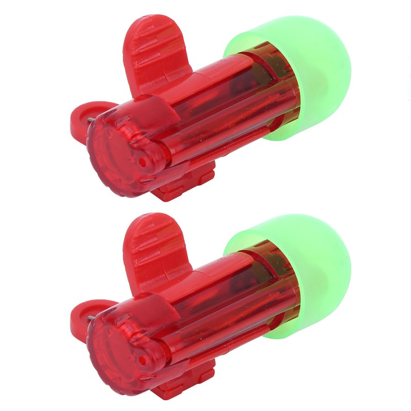 2 Sets Night Fishing Sensor Light Pole Alarm LED Signal