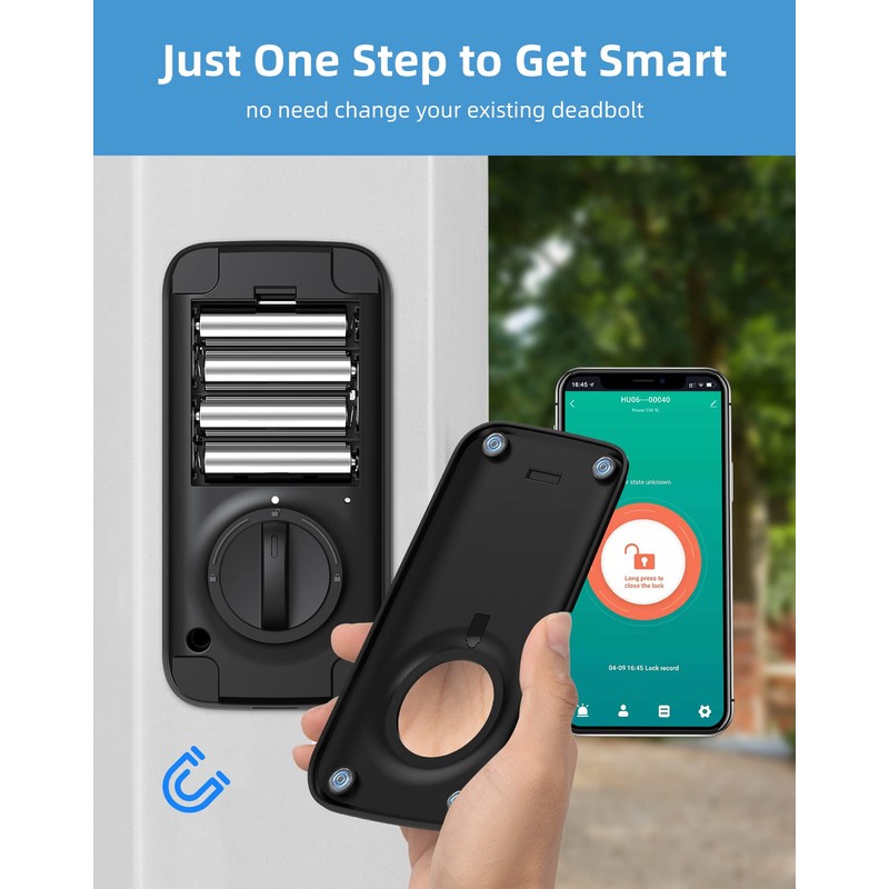 LaView Bluetooth Enabled Door Lock, Wireless & Keyless Entry Smart