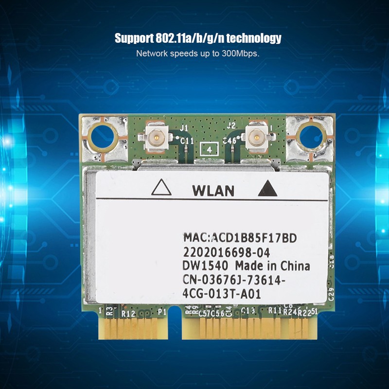 For Dell Broadcom BCM943228HM4L DW1540 Dual Band Mini PCI-e Wifi