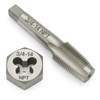 3/4"-14 NPT Tap and Die Set – GCr15 Alloy Steel