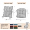 Lokex Rocking Chair Cushion Only,Tufted Non-Slip Comfortable Rocking Chair Cushions