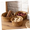 ABOOFAN Woven Storage Basket Multi Functional Wear Resistant Fruit and