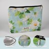BornSiiren Daisy Makeup Bag,Flower Floral Cosmetic Bag for Women, Large