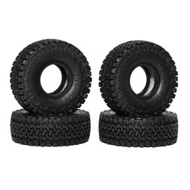 DJCRAWLER 1.0 Inch Sticky Soft Tires for TRX-4M 1/18 1/24 SCX24 Wheels Upgrades, High Viscosity RC Crawler MT Rubber Tyre