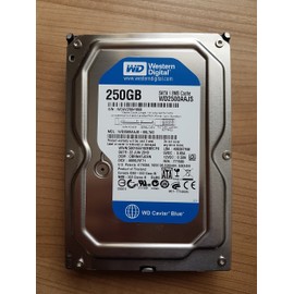 Western Digital 250 GB Caviar Blue SATA 3 Gb/s 7200 RPM 8 MB Cache Bulk/OEM Desktop Hard Drive - WD2500AAJS