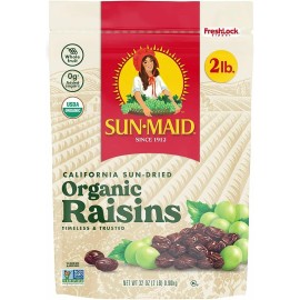 Sun-Maid Organic Raisins, 32 Ounce (2 Count)