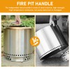 Bonfire FirePit Handle Accessory,Single FirePits Handle,Portable Camping Outdoor FirePit Tool