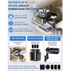 Car Cup Holder Tray, 10 Inch 4-in-1 Cup Holder Tray,