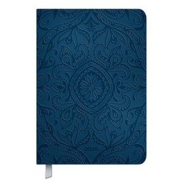 Timer Soft Touch 18 Monate dunkelblau 2026/2027: Terminplaner A5 in Lederoptik / Kalendarium von Oktober 2025 bis März 2027, Notizen und Lesezeichenband