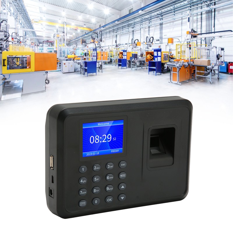Fingerprint Attendance Machine 2.4 Inch 1000 User Capacity Name Display