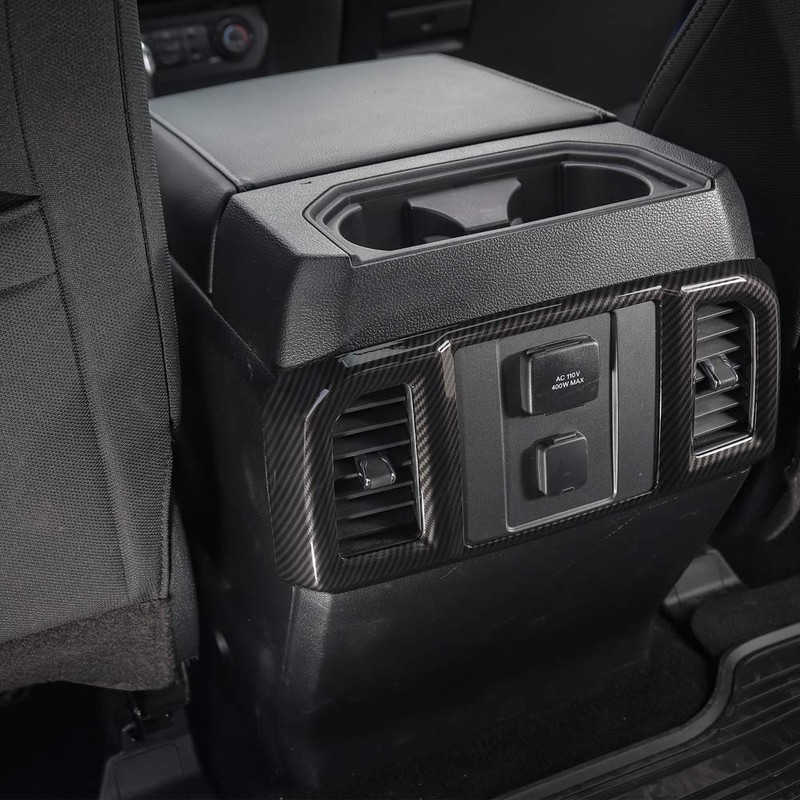Keptrim for F-150 ABS Carbon Fiber Rear Air Conditioning Vent