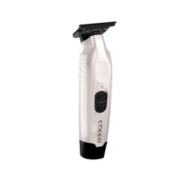 Cocco® Veloce Pro Trimmer Collection: Precision Trimmers for Professionals - Digital Gap™ Ambassador DLC Blade, High-Torque DC Motor, All-Metal, Cordless (Limited Edition in Pearl White)