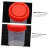 Kichvoe 10Pcs Leak Resistant Cups with Lids Plastic for Safe