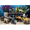 Ebros Gift Educational Prehistoric Dinosaur Miniature Figurines Collection Set of