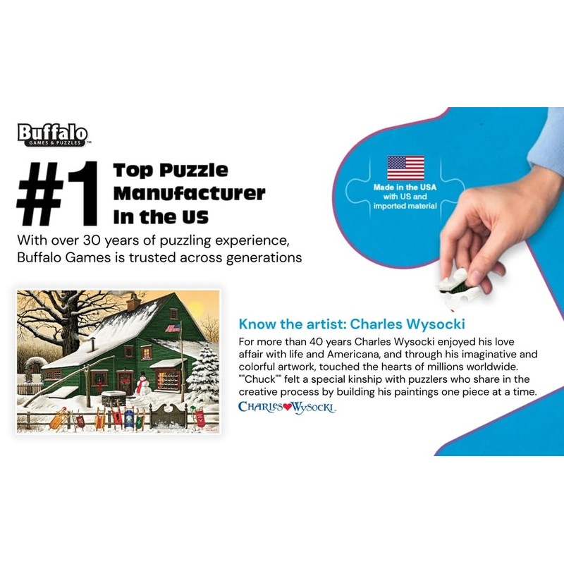 Buffalo Games - Charles Wysocki - Cocoa Break at the