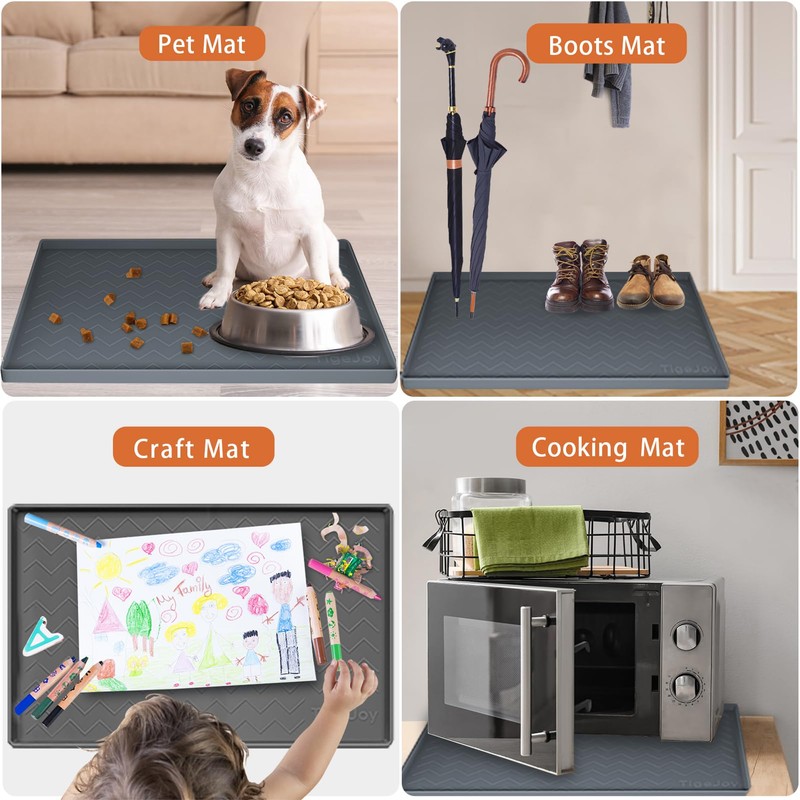 TigeJoy Waterproof Mat for Under Sink 22" x 19" -
