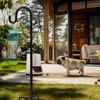 Bird Feeders Pole,Shepherds Hooks for Outdoor 1 Pack 48 Inch