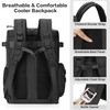 Hafmall Tactical Insulated Cooler Backpack, Leakproof, Waterproof, Black