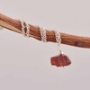 Natural Raw Hessonite Crystals Pendant Necklace, Rough Gemstone, Healing Crystals,