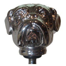 Kool Collectibles Chrome Bulldog Head Shift Knob Shifter Rat Rod Lever Mac