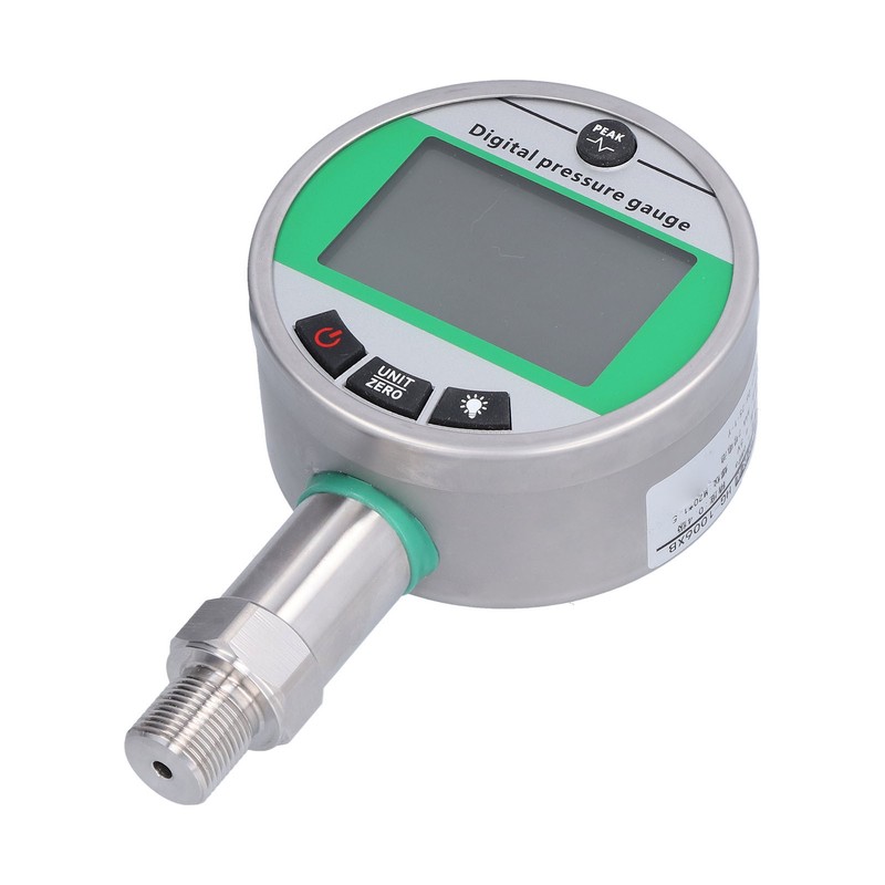 Digital Hydraulic Pressure Gauge Stainless Steel Accurate with Lower Mount