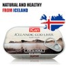 Ican Hígado de bacalao salvaje enlatado de Islandia, paquete de