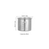 CHILDWEET 8pcs Stainless Steel Graduated Measuring Cups Dosing Container for