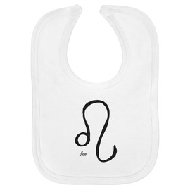 Azeeda 'Leo Zodiac Symbol' Soft Cotton Baby Bib (BI00055901)