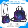 Galaxy Space Sky Insulated Lunch Bag, Reusable Portable Thermal Leak-Proof