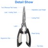 YsDiYxYw Fishing Pliers, 3rd Generation Multifunctional Stainless Steel Fish Pliers