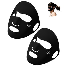 UEAVOID Sun Protection Mask Pack of 2 Black UPF50+ Breathable for Cycling & Hiking Washable UV Protection Face & Neck Cover