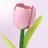 LYNGVA SAIRO Pink Tulip Flower Bouquet Building Block Set