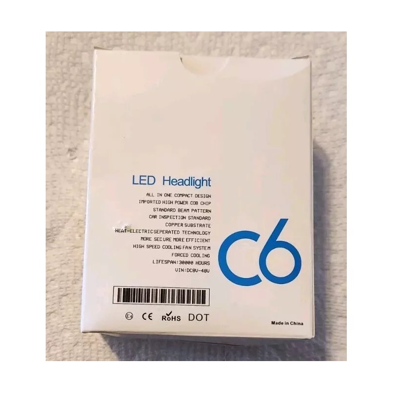C6 Head light Kit H4 LED Hi Low Fog Beam