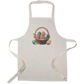 Azeeda 'Easter Basket With Painted Eggs' Kid’s Cooking Apron (AP00064716)
