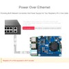 POE HAT (C) for Raspberry Pi 4B/3B+, Power Over Ethernet