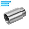 PATIKIL Shower Head Extension Arm, 2 Pack Stainless Steel G1/2